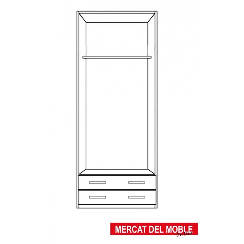 Armario 2 puertas kit - Mercat del Moble